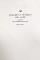 Elisabetta Franchi t-shirt bawełniany MA63D56E2 beżowy