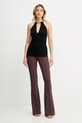 Elisabetta Franchi bluză TK55S56E2 negru AW25