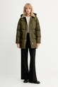 Βαμβακερό μπλουζάκι Calvin Klein LV044C216G μπεζ AW25