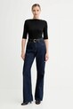Бавовняна футболка Calvin Klein LV044C217G чорний AW25