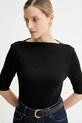 Бавовняна футболка Calvin Klein чорний LV044C217G