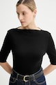 Calvin Klein tricou din bumbac negru LV044C217G