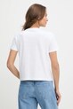 Pamučna majica Calvin Klein LV044C905G bijela AW25