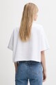 Хлопковая футболка Calvin Klein LV044C903G белый AW25
