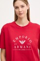 Odzież Emporio Armani Underwear t-shirt bawełniany lounge EW001898.AF15345 czerwony