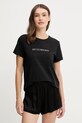 Tričko Emporio Armani Underwear nášivka černá EW000408.AF13033