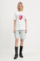 Tommy Jeans tricou din bumbac DW0DW20894 alb AW25