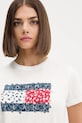 Tommy Jeans t-shirt bawełniany biały DW0DW20897
