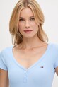 Ruházat Tommy Jeans t-shirt DW0DW20902 kék