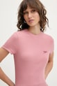 Футболка Tommy Jeans рожевий DW0DW20910