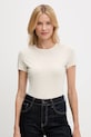 Tommy Jeans tricou print bej DW0DW20913