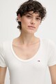 Ruházat Tommy Jeans t-shirt DW0DW20916 fehér