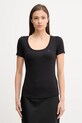 Tričko Tommy Jeans slim čierna DW0DW20916