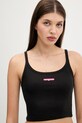 Tommy Jeans top fekete DW0DW20924