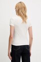 Tommy Jeans pamut póló DW0DW21164 bézs AW25