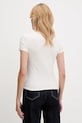 Tommy Jeans tricou din bumbac DW0DW21164 bej AW25