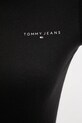 Tommy Jeans pamut póló fekete DW0DW21164