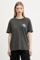 Oblečení Bavlněné tričko Tommy Jeans DW0DW21358 šedá