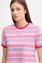 Oblečenie Bavlnené tričko Tommy Jeans DW0DW21391 ružová