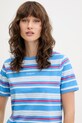 Хлопковая футболка Tommy Jeans голубой DW0DW21391