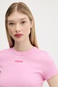 Tommy Jeans t-shirt różowy DW0DW21402