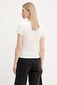 Oblečenie Bavlnené tričko Tommy Jeans DW0DW21422 béžová