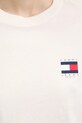 Tommy Jeans t-shirt bawełniany DW0DW21423 beżowy