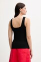 Odzież Tommy Hilfiger top WW0WW45444 czarny