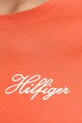 Tommy Hilfiger tricou din bumbac WW0WW45746 portocaliu