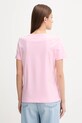 Bavlnené tričko Tommy Hilfiger WW0WW45746 ružová AW25