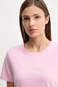 Oblečenie Bavlnené tričko Tommy Hilfiger WW0WW45746 ružová