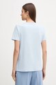 Bavlnené tričko Tommy Hilfiger WW0WW45746 modrá AW25