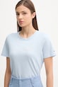 Odzież Tommy Hilfiger t-shirt bawełniany WW0WW45746 niebieski