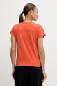 Одяг Бавовняна футболка Tommy Hilfiger WW0WW47157 помаранчевий