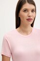 Majica kratkih rukava Juicy Couture SHEER FITTED TEE roza JCWCT225301