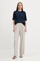 Tommy Hilfiger bluză WW0WW45900 bleumarin AW25