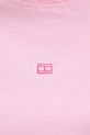Tommy Hilfiger pamut póló rózsaszín WW0WW45626
