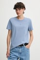 Tommy Hilfiger t-shirt in cotone semplice blu WW0WW45626