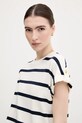 Bavlnené tričko Tommy Hilfiger biela WW0WW45628