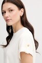 Tommy Hilfiger t-shirt bawełniany beżowy WW0WW45628