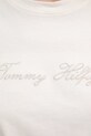 Tommy Hilfiger t-shirt bawełniany WW0WW47210 beżowy