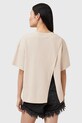 Бавовняна футболка AllSaints AVRI бежевий W095JC