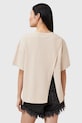 Бавовняна футболка AllSaints AVRI бежевий W095JC