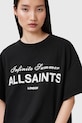 Bombažna kratka majica AllSaints AVRI W095JC črna AW25