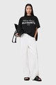 AllSaints t-shirt bawełniany AVRI W095JC czarny