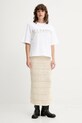 AllSaints t-shirt bawełniany AMELIE W123JC biały AW25
