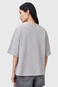 Памучна тениска AllSaints AMELIE сив W123JC
