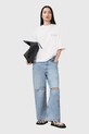 AllSaints t-shirt bawełniany AROMA W136JC biały
