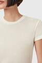 AllSaints t-shirt JUNE W182JC beżowy AW25