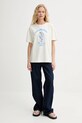 Rag & Bone tricou din bumbac WCC25PT034MI36 bej AW25
